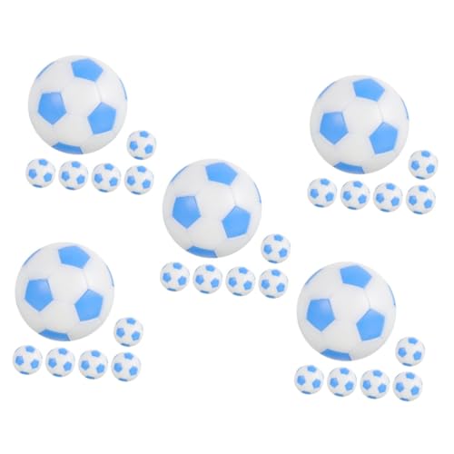 Vaguelly 30 Pcs Mini Voetbal Voetbal Ballen Tafelvoetbal Ballen Tafelvoetbal Spel Benodigdheden Tafelvoetbal Vervangingen Tafelspel Ballen Tafelspel Voetballen Volwassen Tafelvoetbal