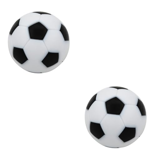 YARNOW 24 Stuks Tafelvoetbal Ballen Zwart-witte Voetballen Tafelvoetballen Kind