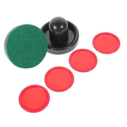 Toyvian 1 Set Hockey Accessoires Vervangingsstukken Voor Airhockey Accessoires Voor Airhockeytafels Airhockeytafel Onderdelen Mini-airhockeypucks Zaalhockeypucks Bordspel Abs Kop De Bal