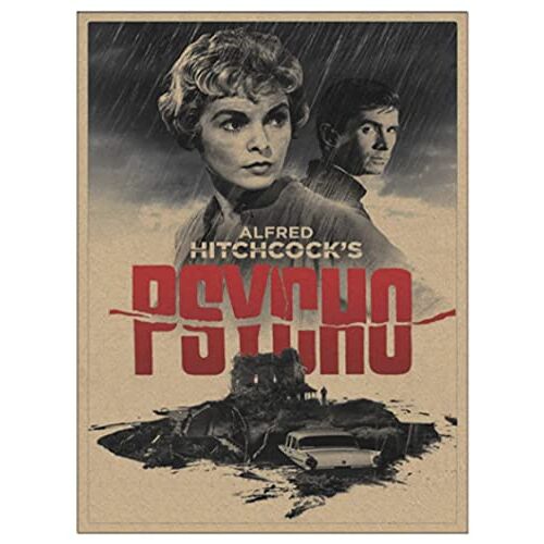 IGHSNZUH Alfred Hitchcock'S Psycho Horror Film Posters Houten Puzzel 1000 Stuks Volwassen Speelgoed Decompressie Spel