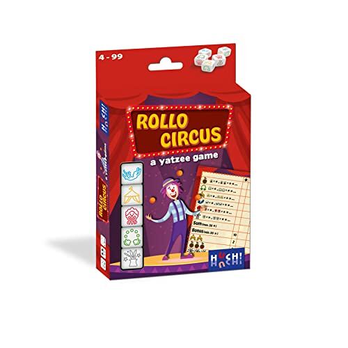 Enigma Distribution Benelux B.V., nl_toys, ENPMN Rollo: A Yatzee Game Circus NL/FR Dobbelspel Dobbel in het circus 4+ 2-6 spelers FR/NL