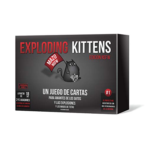 Exploding Kittens Asmodee Exploderende kittens exploderende kittens NSFW +18