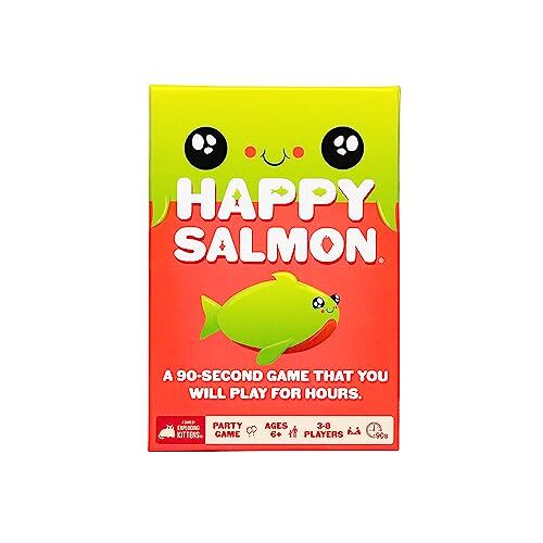 Exploding Kittens Happy Salmon Partyspel Oneindig speelplezier! Voor de hele familie [EN]