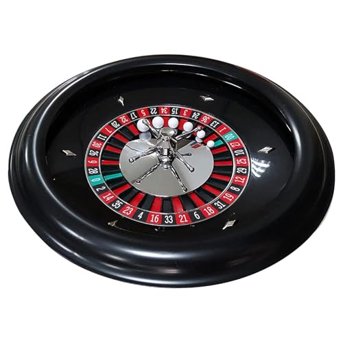 MOUNW 18 inch roulette-wielset, casino-roulette-wielspeelset, vrijetijdstafelspellen, perfect voor een spelavond thuis of een clubfeest
