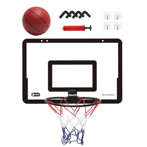 TsoLay Achterbord 15,7 inch Wandmontage Basketbal Hoepel Indoor Basketbal Hoop Set Mini Deur Basketbal Hoepel Basketbal Rand Basketbal Games Speelgoed voor Kinderen Basketbal Doel