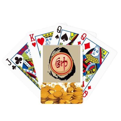 no/no Chinese Schaken Rode Koning Gouden Poker Speelkaart Klassiek Spel