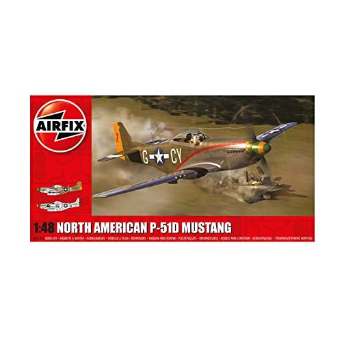 Airfix Noord-Amerikaanse P-51D Mustang. militaire vliegtuigen. U.S.A.A.F.