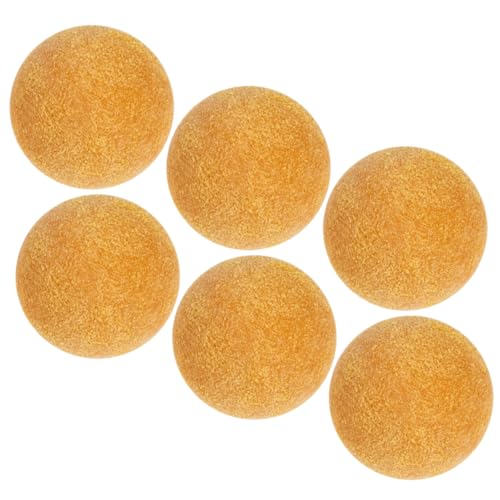 FAVOMOTO 6Pcs Tafelvoetbal Voetbal Voetbal Ballen De Vervangingen Tafelvoetbal Kleine Ballen Bureau Tafelvoetbal Vervangingen Tafelvoetbal Spel Ballen Tafelvoetbal Ballen Volwassen Plastic