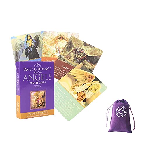 ChenYiCard Dagelijkse begeleiding van Your Angels Oracle Cards,Angels Oracle Cards with bag Family Game
