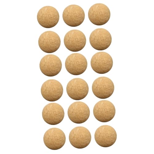 Abaodam 18 Pcs Tafelvoetballen Voetbal Ballen Microfoon Covers Zwembad Voetbal Kids Voetbal Speelgoed Voor Kinderen Vervanging Voetballen Voetbal Tafel Tafelvoetbal Bal Kinderen Speelgoed