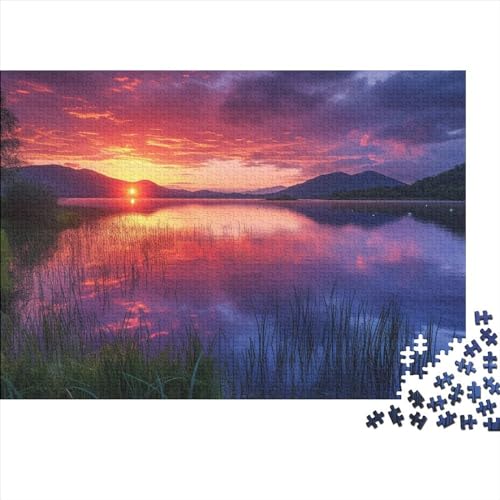 PMVCFRXA Puzzel van 500 stukjes, puzzel voor volwassenen, landschappen, zielswaardigheden, houten speelgoed, woondecoratie, 52 x 38 cm