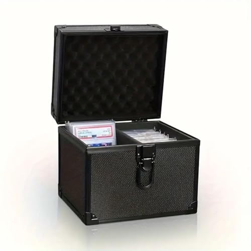 Dermonem Opbergdoos voor verzamelkaarten, geschikt voor 44 x ruilkaarten Top Loader Card Brick Case kaarten verzamelbox voor sportkaarten houder geschikt voor Slabs/Sleeved Cards