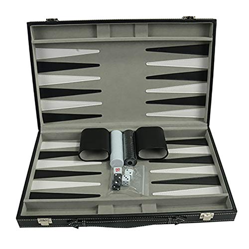 dieyyuca Backgammon Set Klassieke 14.75 Inch Backgammon Sets voor Volwassenen Bordspel voor Antieke Backgammon Set Set Familie Spel Set