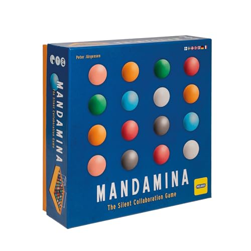 MARTINEX Mandamina Stil coöperatief spel met houten ballen coöperatief spel voor 1 tot 4 spelers vanaf 8 jaar MA010