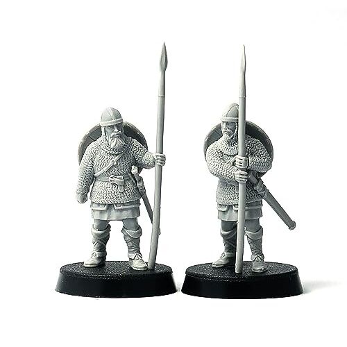 Brother Viking Warriors, 28 mm hars miniaturen