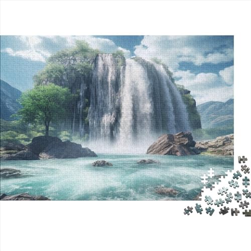 PMVCFRXA Voorgebergte Puzzel 500 Stuks Puzzel Voor Volwassenen Impossible Puzzel Voorgebergte Familie Educatief Spel Uitdagende Puzzel Voor Uniek Houten Speelgoed Cadeau 500 stuks (52 x 38 cm)