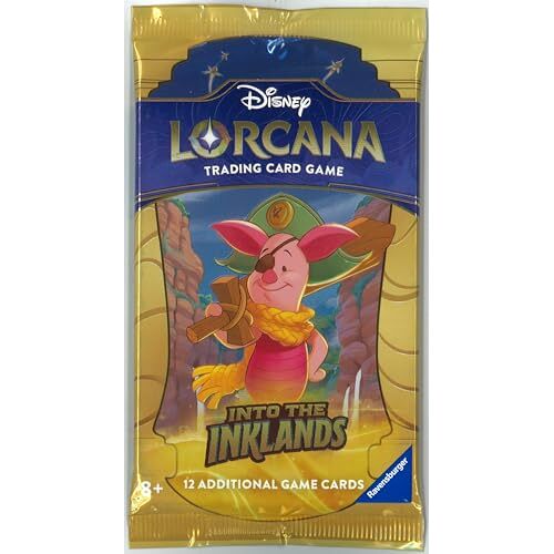 Ravensburger Disney Lorcana Trading Card Game: Die Tintenlande Booster (Englisch)