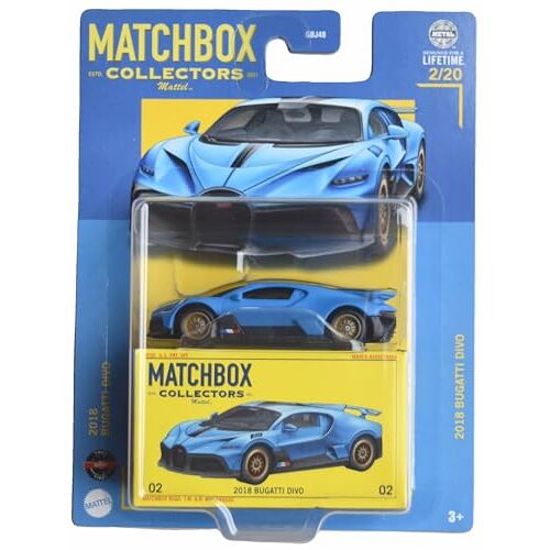 Matchbox 2018 Bugatti Divo, Verzamelaars 2/20 [Blauw]