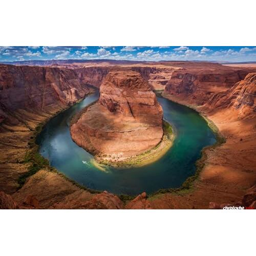 GUOHLOZ Puzzel 1000 stukjes Legpuzzels Legpuzzel voor volwassenen, Colorado, Canyon, Arizona, VS, Horseshoe Bend, 75x50cm