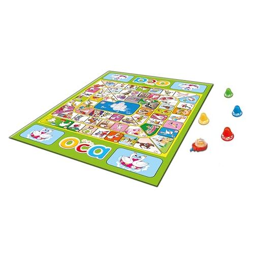 Jocca Enorme bordspellen voor buiten, gans-spel om buiten te spelen, bordspellen voor kinderen en volwassenen, ideaal cadeau, 92 x 65 cm