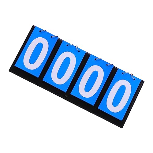 VANZACK tafelblad scorebord flipper tafelspellen flipper voor sportscores Basketbal scorebord Tafelscorebord vier scoreborden scorebord score keeper nummer kaart omdraaien