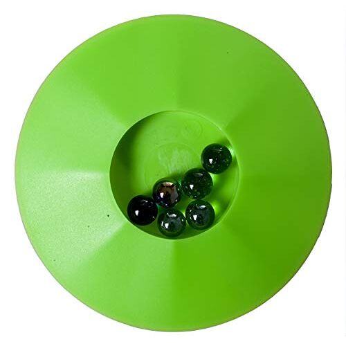 Engelhart – 502001 – Knikkerpot met 6 Knikkers – 17 cm (Groen)