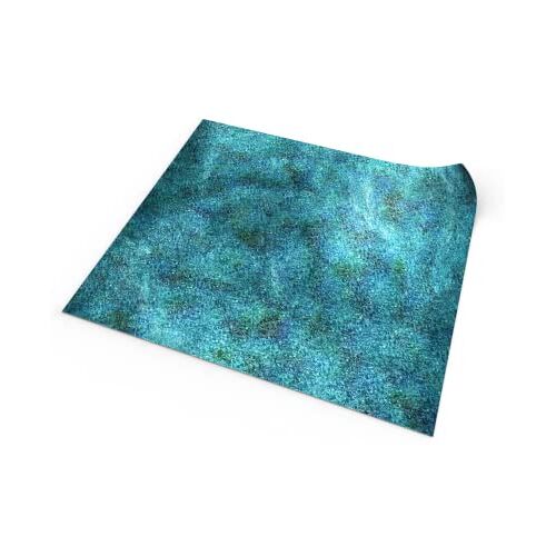 PLAYMATS A029-R-fg Frostgrave Battlemat, Rubber mat, Lagoon, 36" x 36" x 91,5 cm