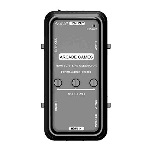 Mcbazel HDMI Scanline Generator Draagbare Audio Video Output Scan Lijn Generator Board Voor Alle Retro Games/Gamers/Mame/Arcade/Emulator