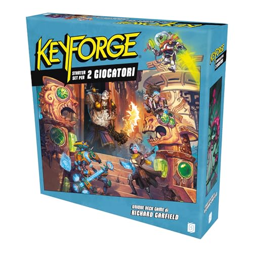 ASMODEE Keyforge starterset voor 2 spelers, kaartspel, 2 spelers, vanaf 14 jaar, Italiaanse editie