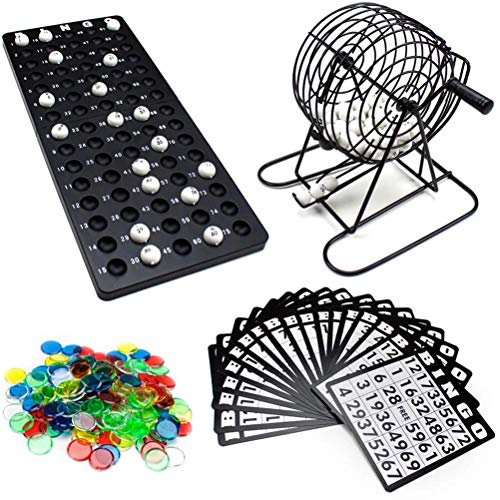 Dan&Dre Deluxe Bingo Spel Set met Bingo Cage Bingo Bingo Bingo Kaarten en Bingo Chips