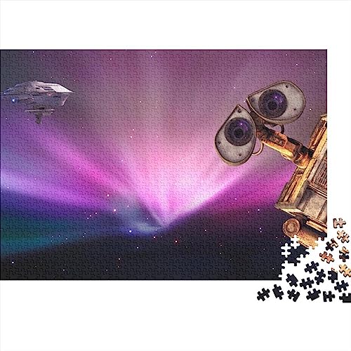 ROCILA Wall·E Puzzel, 300 stukjes, behendigheidsspel voor het hele gezin, stripverhalen animatie, animatie, animatie, filmpuzzel, kleurrijk legspel voor puzzel en volwassenen, 300 stuks (40 x 28 cm)