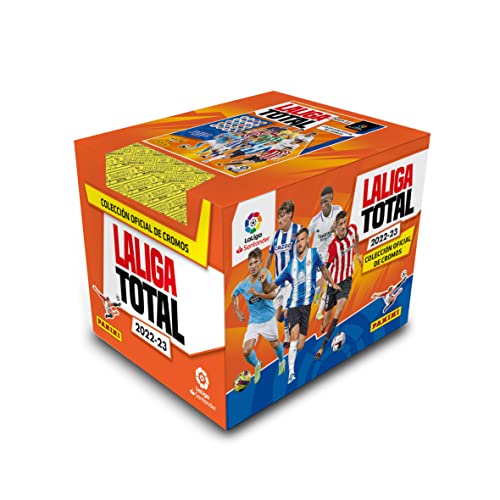 La Liga Total Box met 50 enveloppen, kleur: oranje, normaal (Panini Spanje 1)