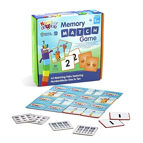 Learning Resources HM95399-UK Geheugenspel van  memory voor kinderen van 3 jaar memoryspel 3 jaar en ouder reisspel voor kinderen geheugenspel 80 kaartjes