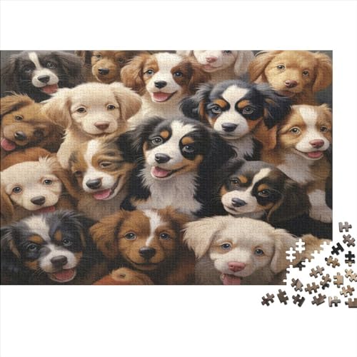 DAKINCHERRY Puppies Puppy Familieplezier 100% gerecyclede dozen 1000 stuks (75 x 50 cm)