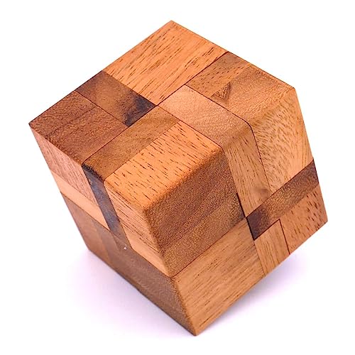 ROMBOL 6 stuks kubussen, ontwarren de 3D-puzzel met 6 delen