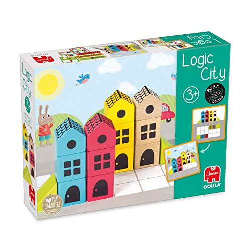 Dujardin Jumbo GOULA Logic City Educatieve Spellen Kinderen vanaf 3 Jaar Nederlands Logisch leren denken