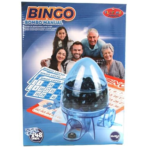 Fartoni Bingo bordspellen. Handmatige bingo ook als kinderbingo. Wordt geleverd met dozen en bingo chips. Handmatig familie-bingo spel voor traditionele bordspellen.