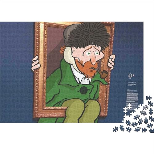 LENTLY Van Gogh Asse-tête Persoonlijke Puzzel Réalisez Votre Propre Puzzel Persoonlijk Avec Votre Afbeelding Et Une Boîte Persoonlijke Jeux De Défi Pour La Famille 500 stuks (52 x 38 cm)