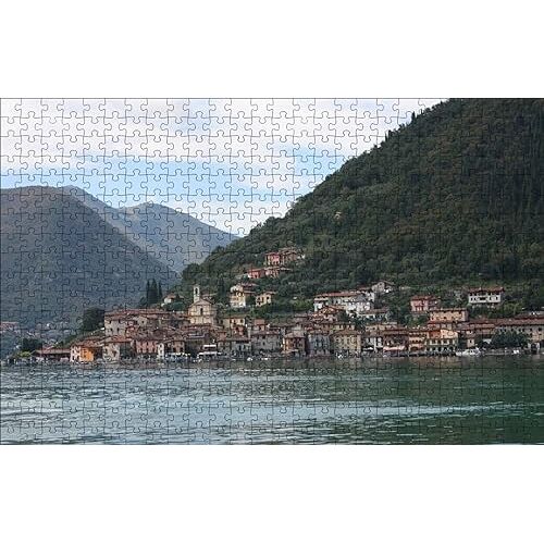 GUOHLOZ Puzzel 1000 Elementen, Doe-Het-Zelf puzzel, Vermaak, Cadeau, Plezier, Klassieke puzzel, Italië, Lombardije, Brescia, 75x50cm