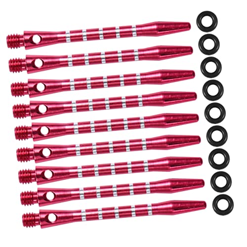 BESPORTBLE 20 Stuks Dart Schachten Stalen Tip Dart Metalen Stelen Dart Vervangende Onderdelen Dart Onderdelen Dart o Ringen Pijlschachten Ringen Pijlschachten En Vluchten Darts Speelgoed Set