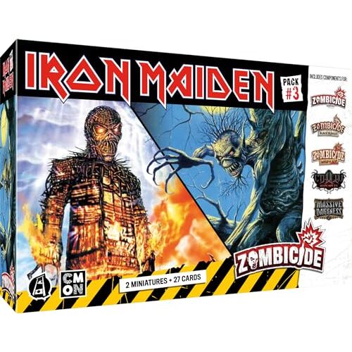 ASMODEE Cmon Zombicide: Iron Maiden Pack #3 Bordspellen Bordspellen Figuurspellen Coöperatieve spellen vanaf 14 jaar 1 tot 6 spelers Franse versie