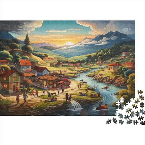 Gerrit Paradise 500 stukjes Jigsaw Puzzel Familie Puzzel Spelletjes Geschenken voor Kinderen Geschikt Voor Kinderen Vanaf 12 jaar 500 stuks (52 x 38 cm)