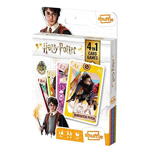 Shuffle Kaartspel, 5e Panel Harry Potter (Spaanse versie) – kaartspel met 4 snap-spelletjes, gezinnen, koppels en actiespel