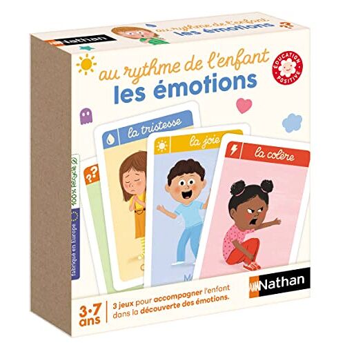 Nathan Op het ritme van het kind emoties – kaartspel en paar voor kinderen – 3 tot 7 jaar