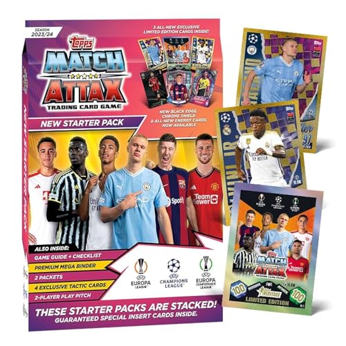 Topps Match Attax 23/24 Starterspakket UK-versie (32 Match Attax-kaarten)