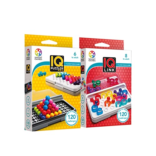 Ludilo Slimme spelletjes Iq Puzzler Pro + Iq Link   Bordspellen Kinderen vanaf 6 jaar   Educatieve spelletjes vanaf 6 jaar   Logische spelletjes voor kinderen   Puzzel spelletjes voor kinderen