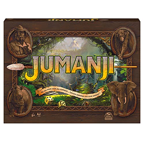 Spin Master Games Jumanji Le Jeu Klassieke avonturenbordspel Franse editie