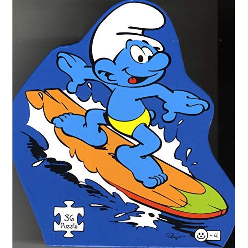 Dujardin De Smurfen Surfer Smurfen Puzzel 36 delen vanaf 4 jaar