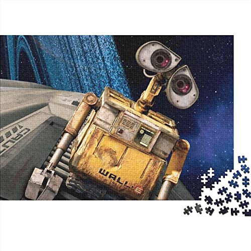 ROCILA Wall·E Puzzel, 300 stukjes, behendigheidsspel voor het hele gezin, stripverhalen animatie, animatie, animatie, filmpuzzel, kleurrijk legspel voor puzzel en volwassenen, 300 stuks (40 x 28 cm)