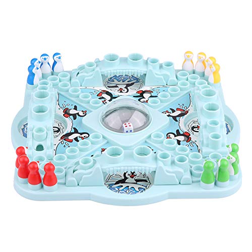 needlid ABS Penguins bordspel, familie bordspel, desktop dobbelstenen bord, 1 st, familie interactie spel, familie ouder dan 4 jaar voor kinderen, kinderen